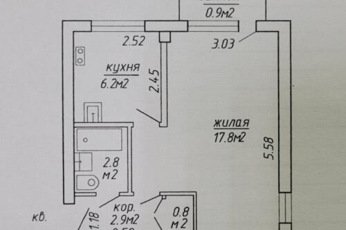 1-комнатная квартира, Минск (фото 1)