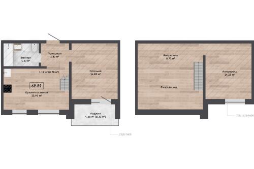 3-комнатная квартира, Колодищи (фото 1)