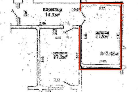 Продаётся 1/2 доли в квартире по ул. Авроровская, 6