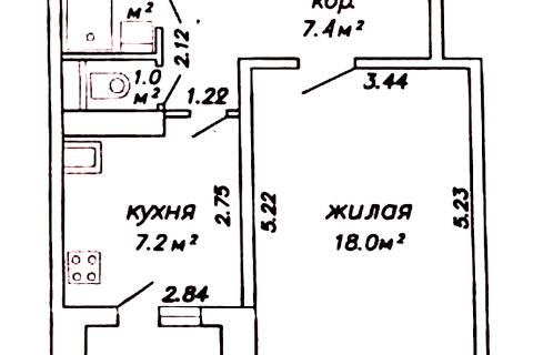 Уютная, светлая однокомнатная квартира возле метро « Каменная горка».